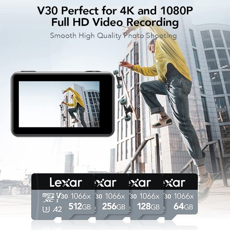 Lexar LKSTF1066X High-Speed TF Card Motion Camera Surveillance Recorder Memory Card, Capacity: 512GB - Micro SD Card by Lexar | Online Shopping South Africa | PMC Jewellery | Buy Now Pay Later Mobicred