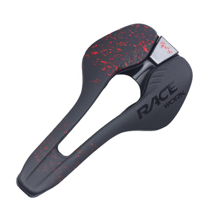 RACEWORK RK068 Mountain Bike Microfiber Leather Seat Cushion(Red) - free shipping - PMc TechLife - Order now!
