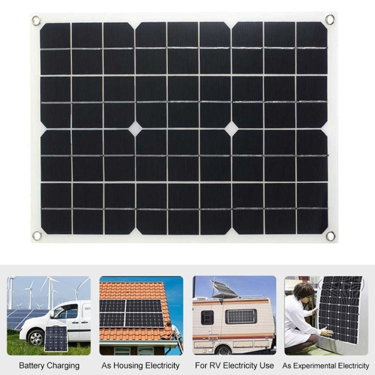 Tang 3 Generations Home Solar Generator Inverter+30A Controller+18W 12V Solar Panel, Specification: Black 12V To 220V - Modified Square Wave by PMC TechLife | Online Shopping South Africa | PMC TechLife | Buy Now Pay Later Mobicred