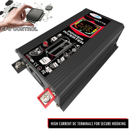 Tang 3 Generations Home Solar Generator Inverter+30A Controller+18W 12V Solar Panel, Specification: Black 12V To 110V - Modified Square Wave by PMC Jewellery | Online Shopping South Africa | PMC Jewellery | Buy Now Pay Later Mobicred