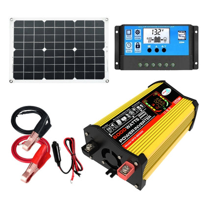 Saga 3 Generations Home Solar Generator Inverter+30A Controller+18W 12V Solar Panel, Specification: Yellow 12V To 220V - Modified Square Wave by PMC Jewellery | Online Shopping South Africa | PMC Jewellery | Buy Now Pay Later Mobicred