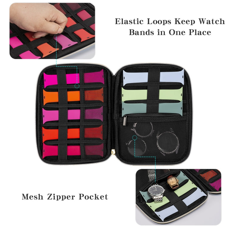 Velvet Watch Strap Watch Accessories Storage Bag, Specification: Black S - free shipping - PMc TechLife - Order now!