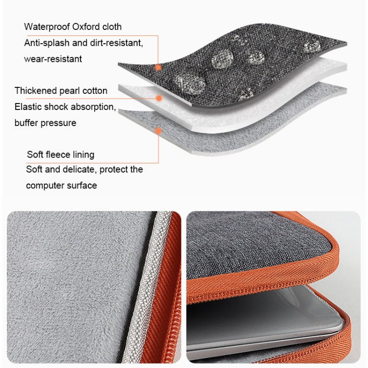 ND02 Waterproof Portable Laptop Case, Size: 15.6 inches(Mysterious Black) - 15.6 - 17 inch by PMC TechLife | Online Shopping South Africa | PMC TechLife | Buy Now Pay Later Mobicred