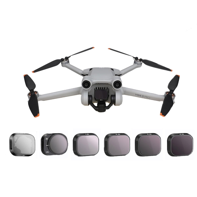 RCSTQ Aluminum Alloy Adjustable Filter Accessories for DJI Mini 3 Pro,Style: ND32 - Other by RCSTQ | Online Shopping South Africa | PMC TechLife | Buy Now Pay Later Mobicred