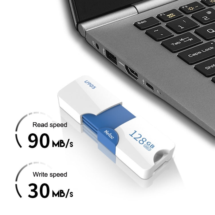 Netac U905 High Speed USB3.0 Retractable Car Music Computer USB Flash Drive, Capacity: 64GB - USB Flash Drives by Netac | Online Shopping South Africa | PMC Jewellery | Buy Now Pay Later Mobicred