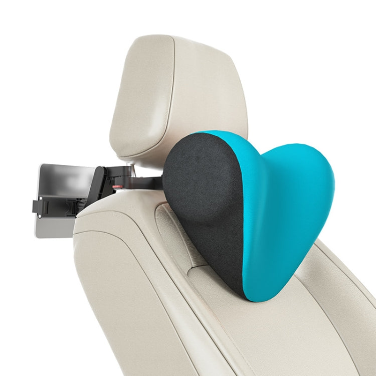 A09 Car Seat Headrest Memory Foam Comfortable Neck Pillow, Style: With Stand  (Blue) - Seat Accessories by PMC Jewellery | Online Shopping South Africa | PMC Jewellery | Buy Now Pay Later Mobicred