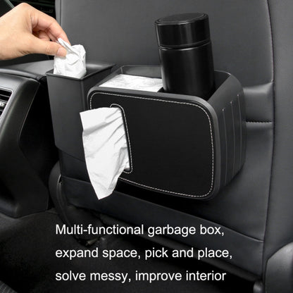 Car Drain Tissue Box Umbrella Storage Pocket Bag Storage Box Car Trash Can(Back) - Tissue Boxes by PMC Jewellery | Online Shopping South Africa | PMC Jewellery | Buy Now Pay Later Mobicred