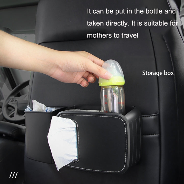 Car Drain Tissue Box Umbrella Storage Pocket Bag Storage Box Car Trash Can(Beige) - Tissue Boxes by PMC TechLife | Online Shopping South Africa | PMC TechLife | Buy Now Pay Later Mobicred