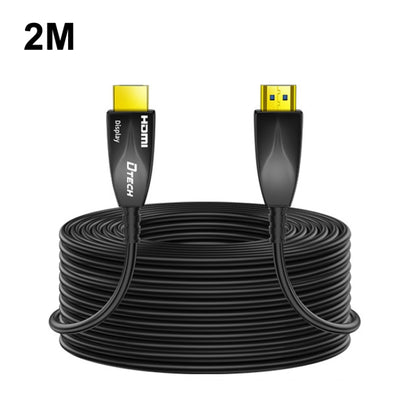 DTECH HDMI 2.0 Version Fiber Optical Line 4K 60Hz Large Screen TV Engineering Wiring, Length: 2m - Cable by DTECH | Online Shopping South Africa | PMC Jewellery | Buy Now Pay Later Mobicred