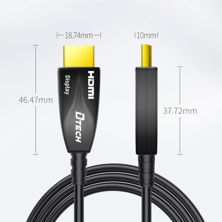 DTECH HDMI 2.0 Version Fiber Optical Line 4K 60Hz Large Screen TV Engineering Wiring, Length: 5m - free shipping - PMC Jewellery - Order now!