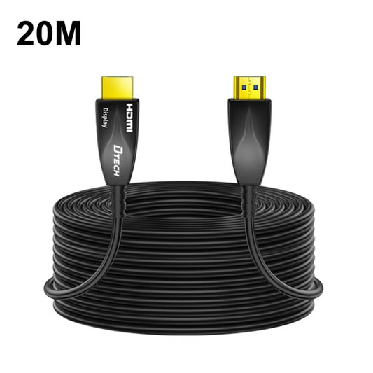 DTECH HDMI 2.0 Version Fiber Optical Line 4K 60Hz Large Screen TV Engineering Wiring, Length: 20m - Cable by DTECH | Online Shopping South Africa | PMC Jewellery | Buy Now Pay Later Mobicred