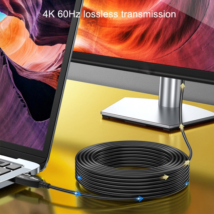 DTECH HDMI 2.0 Version Fiber Optical Line 4K 60Hz Large Screen TV Engineering Wiring, Length: 20m - free shipping - PMC Jewellery - Order now!