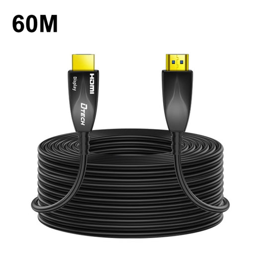 DTECH HDMI 2.0 Version Fiber Optical Line 4K 60Hz Large Screen TV Engineering Wiring, Length: 60m - Cable by DTECH | Online Shopping South Africa | PMC Jewellery | Buy Now Pay Later Mobicred