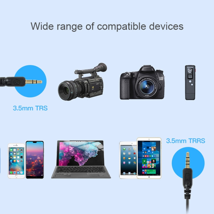 SYNCO Camera Phone Recording Microphone, Spec: MIC-M2S - Microphone by SYNCO | Online Shopping South Africa | PMC TechLife | Buy Now Pay Later Mobicred