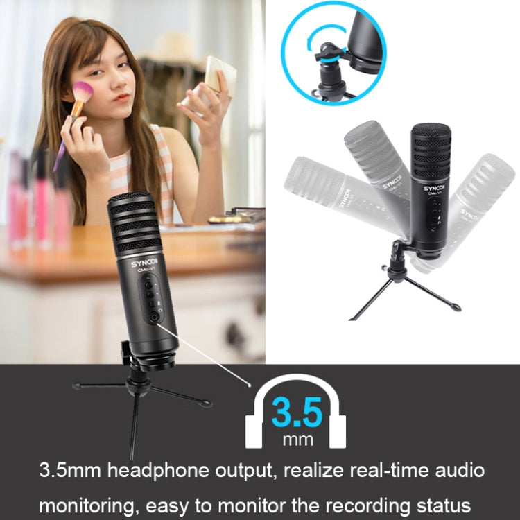 SYNCO V1 Live Large-diaphragm Radio Microphone(Black) - Microphone by PMC TechLife | Online Shopping South Africa | PMC TechLife | Buy Now Pay Later Mobicred