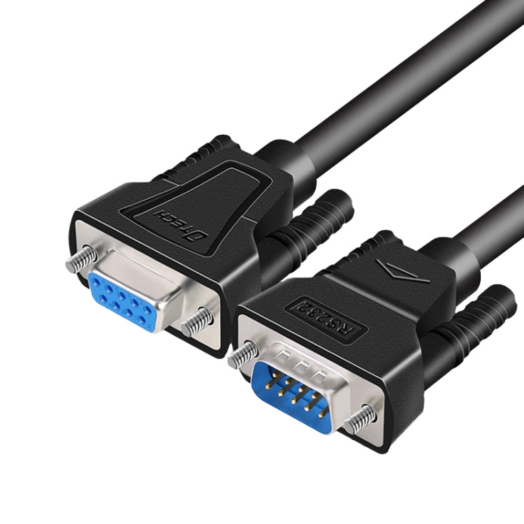 DTECH RS232 Serial Direct Line DB9 Extension Line Male to Female 3m - RS485 / RS232 Series by DTECH | Online Shopping South Africa | PMC TechLife
