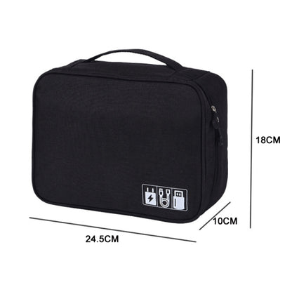 Multifunctional Cationic Digital U Disk Data Cable Storage Bag(Black) - Other by PMC Jewellery | Online Shopping South Africa | PMC Jewellery | Buy Now Pay Later Mobicred
