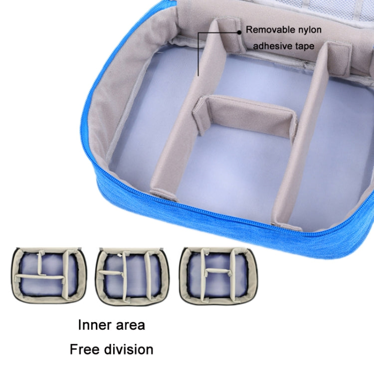 Multifunctional Cationic Digital U Disk Data Cable Storage Bag(Wine Red) - Other by PMC TechLife | Online Shopping South Africa | PMC TechLife | Buy Now Pay Later Mobicred