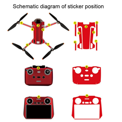 Sunnylife Drone+Remote Control Protective Sticker For DJI Mini 3 Pro RC Version(Irimitent Eagle) - Stickers by Sunnylife | Online Shopping South Africa | PMC Jewellery | Buy Now Pay Later Mobicred