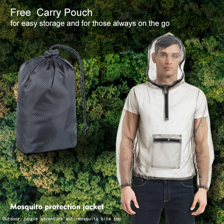 Jungle Expedition Breathable Insect-proof Jacket With Hood Anti-bite Mesh Gauze Cloth, Size: L - Anti-mosquito Clothing by PMC Jewellery | Online Shopping South Africa | PMC Jewellery | Buy Now Pay Later Mobicred