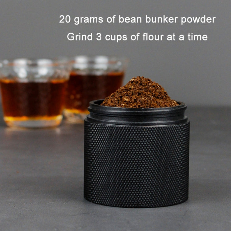 CNC Stainless Steel Hand Crank Coffee Bean Grinder, Specification: Pentagon Silver - free shipping - PMC TechLife - Order now!