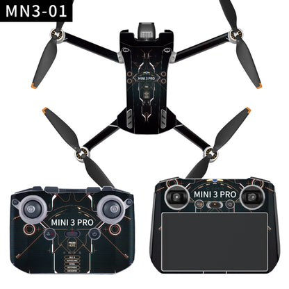 Flat Style Waterproof Anti-Scratch Sticker For DJI Mini 3 Pro RC-N1 Ordinary Version(Mn3-01) - Stickers by PMC Jewellery | Online Shopping South Africa | PMC Jewellery | Buy Now Pay Later Mobicred