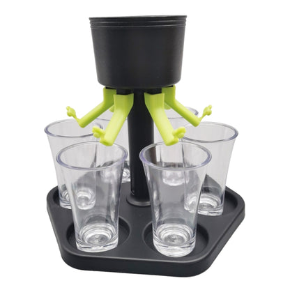 Bar Party 6 Cups Wine Dispenser Wine Pourer Drink Dispenser(6 Cups+Holder) - Drinking Tools by PMC Jewellery | Online Shopping South Africa | PMC Jewellery