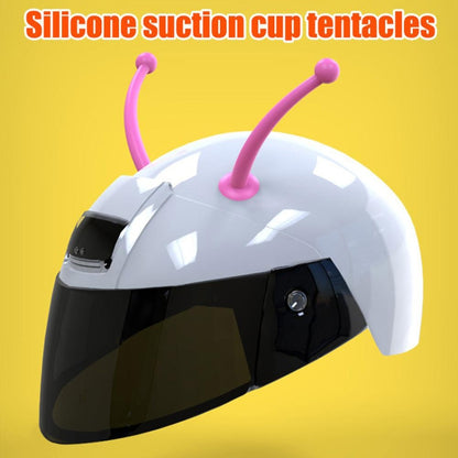 4PCS Motorcycle Helmet Soft Silicone Tentacle Sucker Decoration(Black) - Ornamental Parts by PMC Jewellery | Online Shopping South Africa | PMC Jewellery