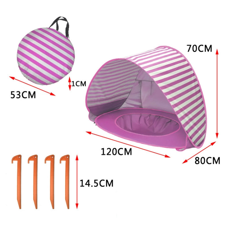 Baby Beach Tent With Pool Portable Foldable Sunshelter, Color: Whale Blue - Tents & Accessories by PMC TechLife | Online Shopping South Africa | PMC TechLife