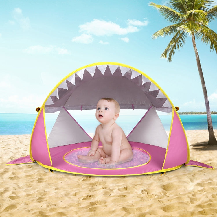 Baby Beach Tent With Pool Portable Foldable Sunshelter, Color: Whale Blue - Tents & Accessories by PMC TechLife | Online Shopping South Africa | PMC TechLife