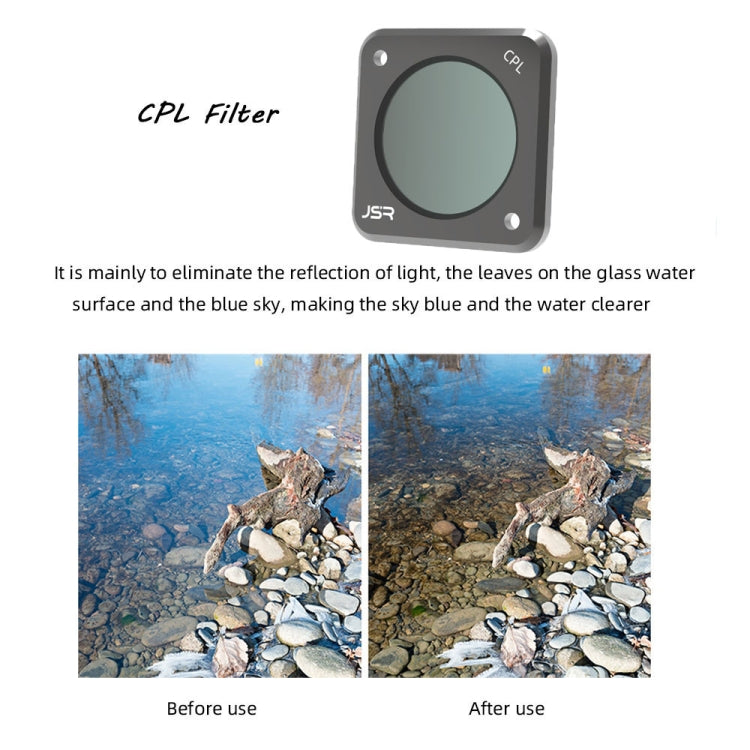 JUNESTAR Action Camera Filters For DJI Action 2,Style:  CS-4in1 - Lens Filter by JUNESTAR | Online Shopping South Africa | PMC TechLife | Buy Now Pay Later Mobicred