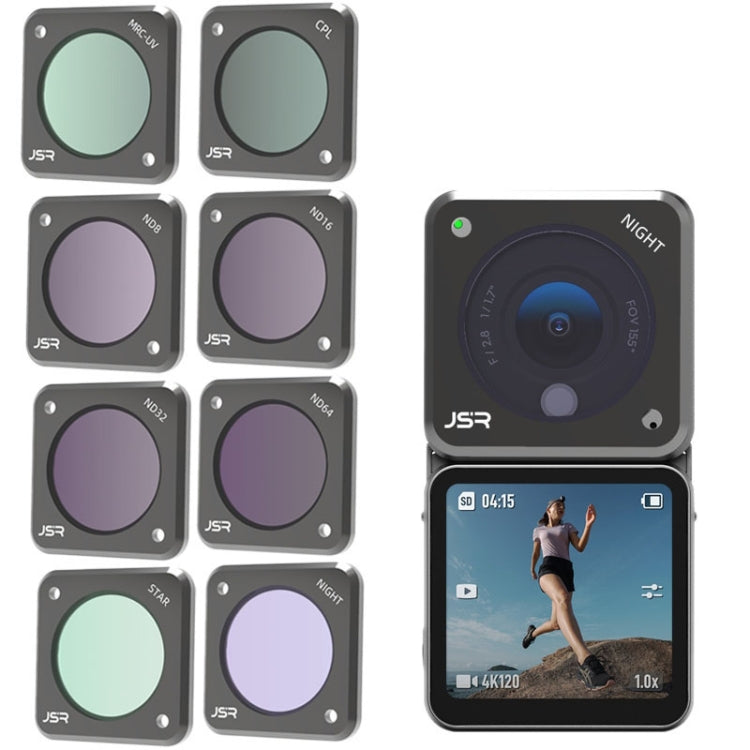 JUNESTAR Action Camera Filters For DJI Action 2,Style: CS-6IN1 - Lens Filter by JUNESTAR | Online Shopping South Africa | PMC TechLife | Buy Now Pay Later Mobicred
