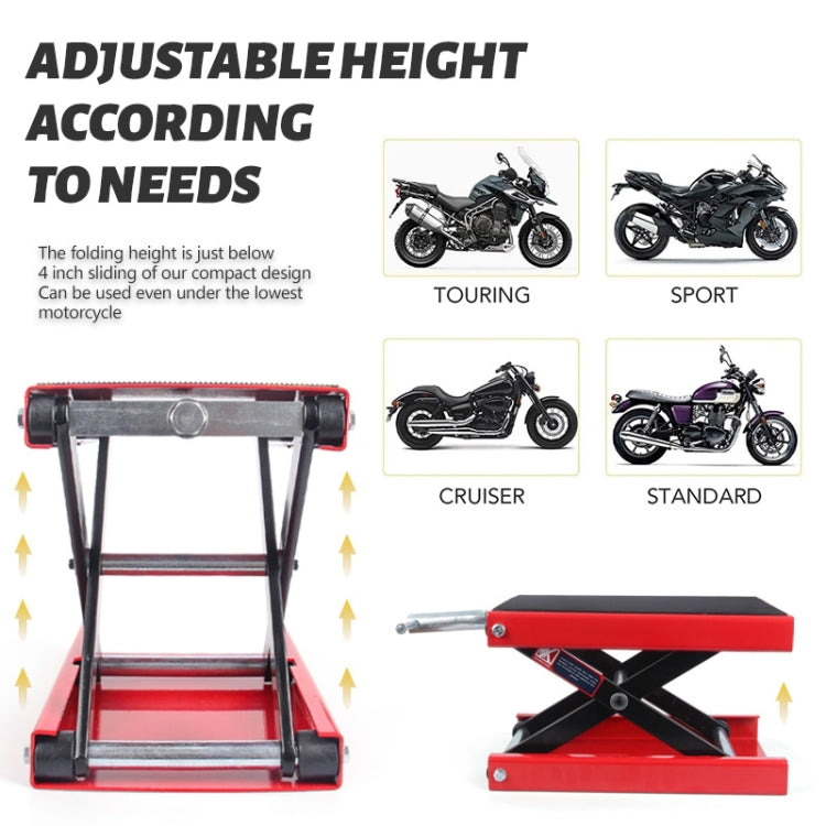 500KG 1100LBS Center Scissor Lift Suitable For Motor Bicycle ATV Work Stand - Motorcycle Maintenance Tools by PMC TechLife | Online Shopping South Africa | PMC TechLife | Buy Now Pay Later Mobicred