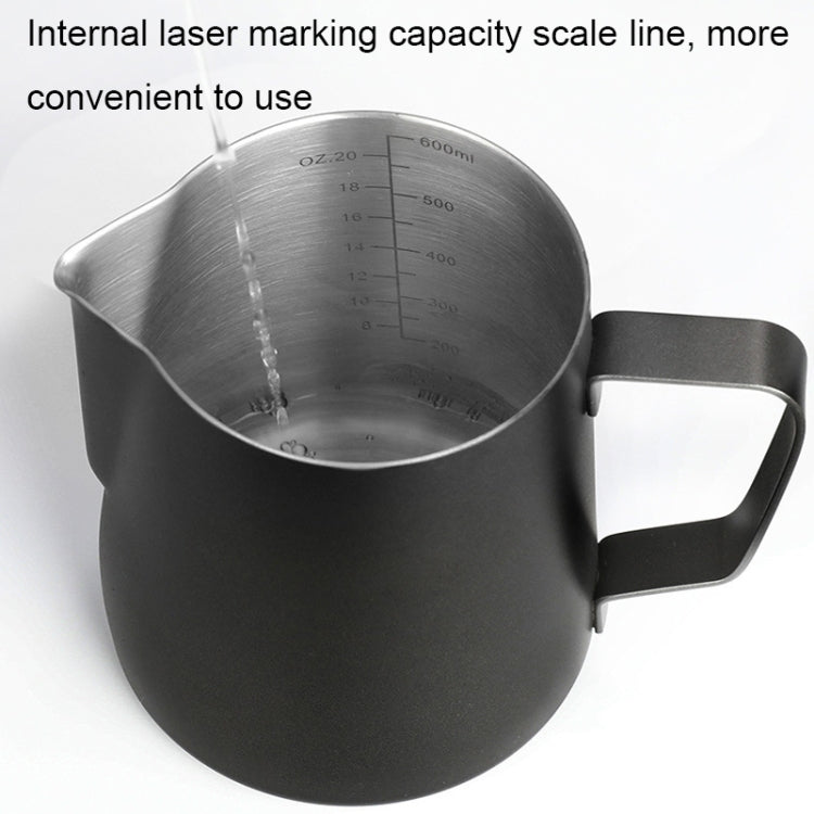 304 Stainless Steel Coffee Pot with Scale, Spec: 600ml (Beige Beak) - free shipping - PMC TechLife - Order now!