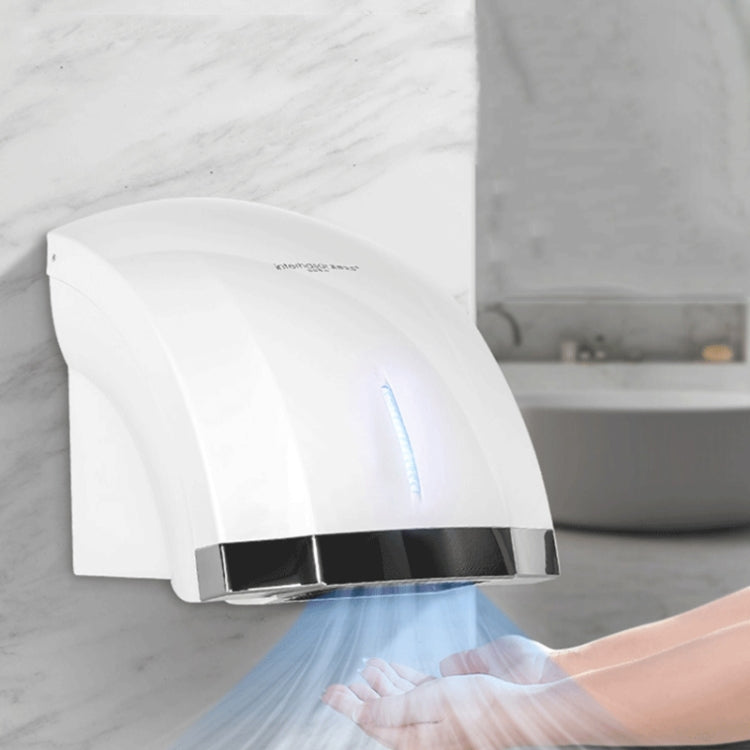 Interhasa  220V 1800W Hot and Cold Switching Electric Hand Dryer,Model: A1003 White,CN Plug - free shipping - PMC TechLife - Order now!