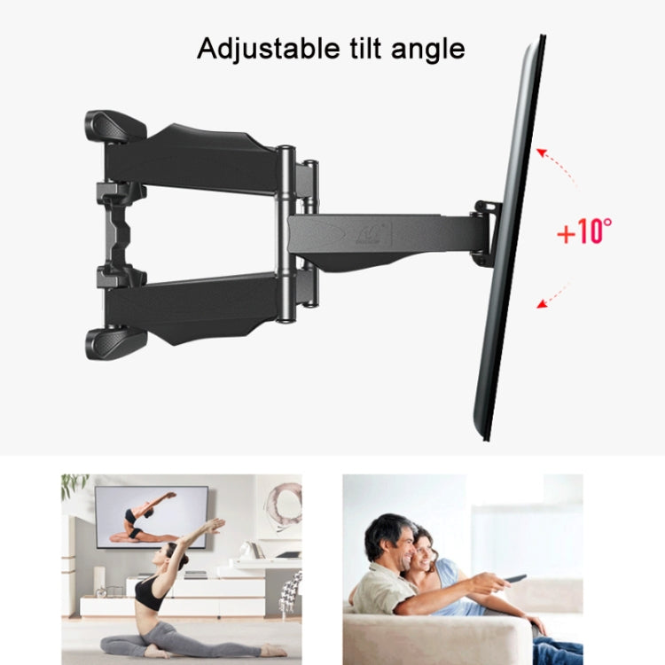 NORTH BAYOU Telescopic Swivel TV Monitor Wall Mount Bracket For 32-52 inch - TV Brackets & Mounts by NORTH BAYOU | Online Shopping South Africa | PMC Jewellery | Buy Now Pay Later Mobicred