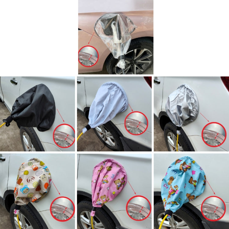 New Energy Vehicle Charging Port Waterproof Protective Cover, Color: Bear Blue - free shipping - PMC TechLife - Order now!