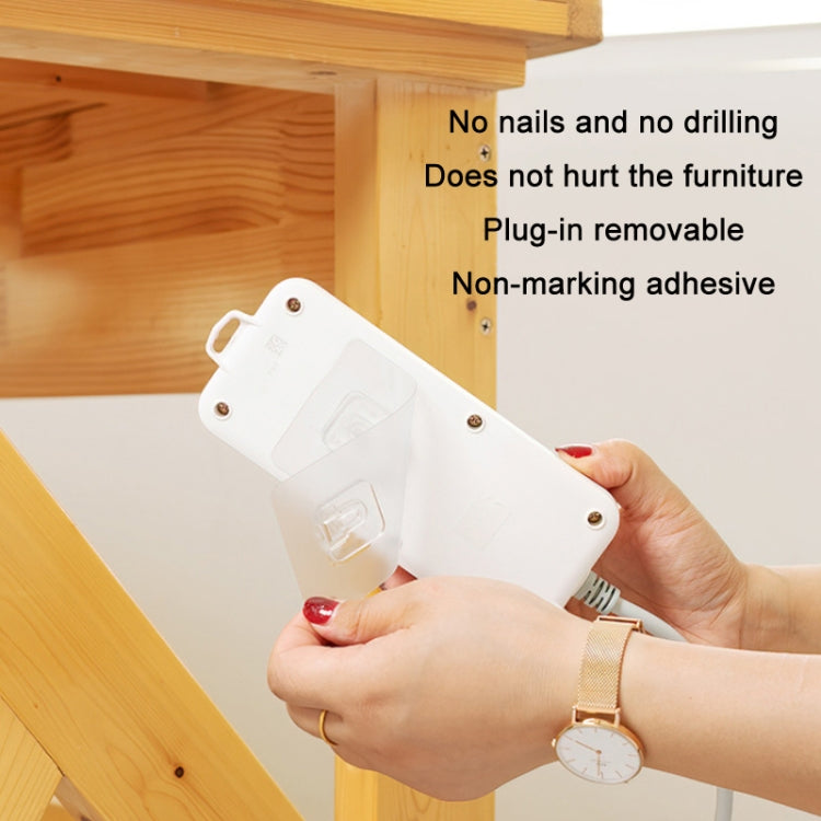 Traceless Wall Hanging Multifunction Plug-in Rack, Specification: Double - Shelf & Hooks by PMC TechLife | Online Shopping South Africa | PMC TechLife