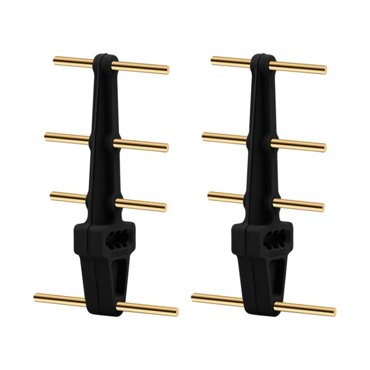 BRDRC Remote Control Eight Wood Antenna Signal Enhancer Suitable For DJI FPV Combo(Black Copper) - Other Accessories by BRDRC | Online Shopping South Africa | PMC Jewellery | Buy Now Pay Later Mobicred