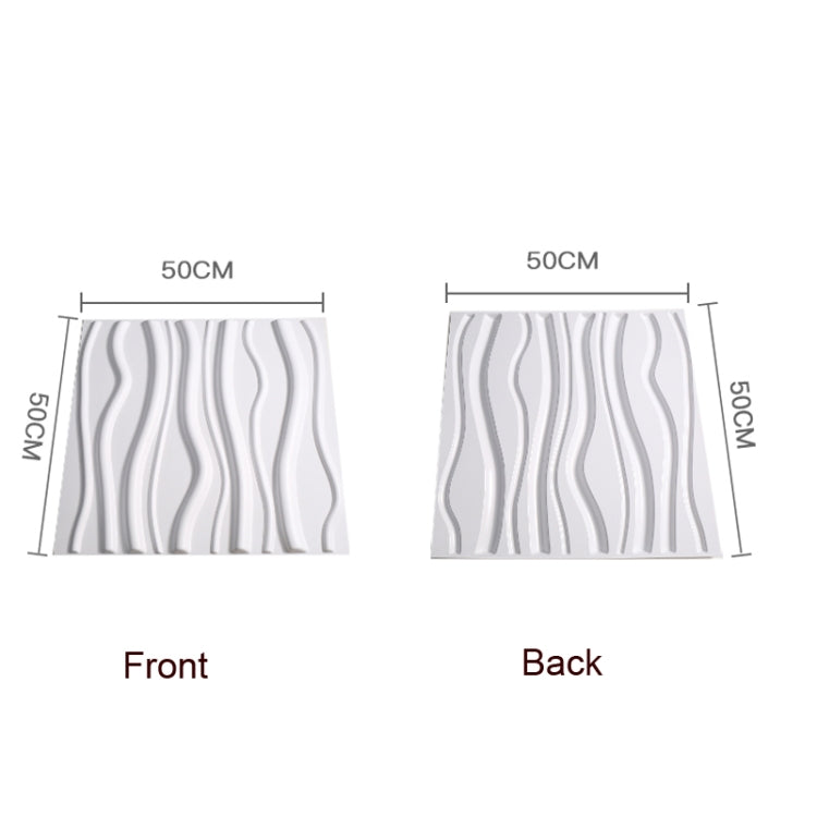 PVC Material Stereo 3D Shooting Background Board Photo Props,50 X 50cm(D137 Simple White) - Other by PMC TechLife | Online Shopping South Africa | PMC TechLife | Buy Now Pay Later Mobicred