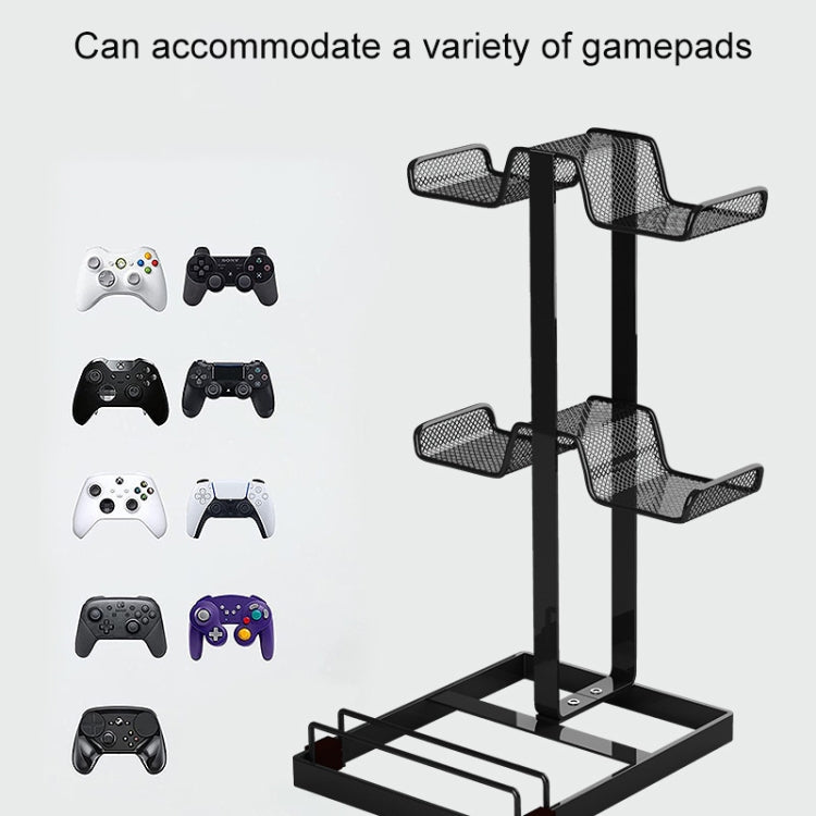 Desktop Headset Gamepad Game Console Storage Bracket(Black) - Headset Stand by PMC TechLife | Online Shopping South Africa | PMC TechLife | Buy Now Pay Later Mobicred