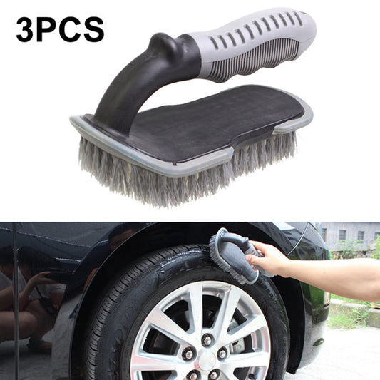 3 PCS Car Tire Brush Carpet Foot Pad Brush, Style: DM-093 Large U-shaped Brush - Car washing supplies by PMC Jewellery | Online Shopping South Africa | PMC Jewellery | Buy Now Pay Later Mobicred