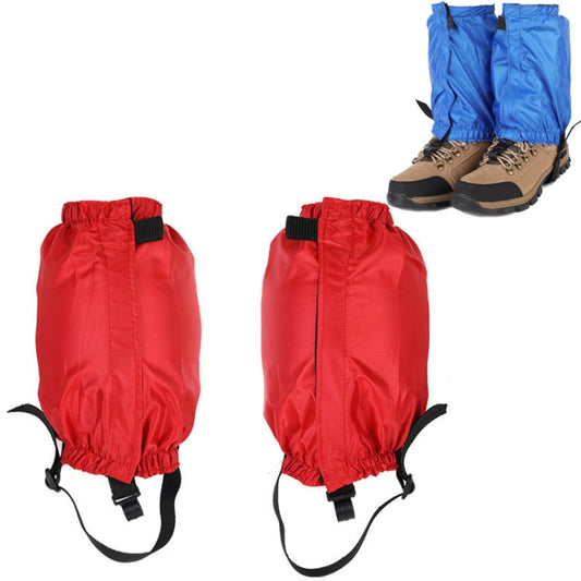 04 Outdoor Short Mountaineering Anti-Snow Leg Covers(Red) - Mountaineering Outfit by PMC Jewellery | Online Shopping South Africa | PMC Jewellery | Buy Now Pay Later Mobicred