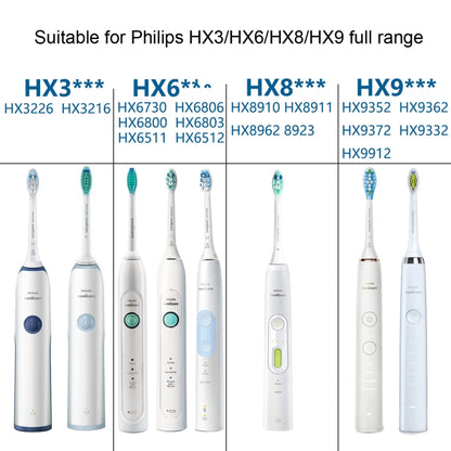 Toothbrush Head For Philips HX6730 HX9352 HX8910 HX3226,Style: Diamond Bright - Replacement Brush Heads by PMC Jewellery | Online Shopping South Africa | PMC Jewellery | Buy Now Pay Later Mobicred