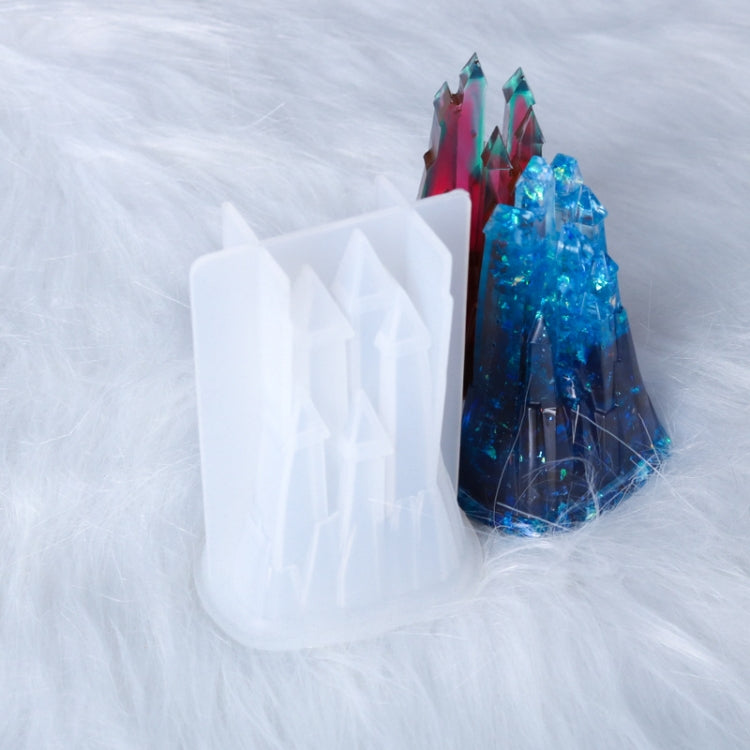 D581 DIY Crystal Drops 3D Castle Silicone Mold - Arts & Crafts by PMC TechLife | Online Shopping South Africa | PMC TechLife