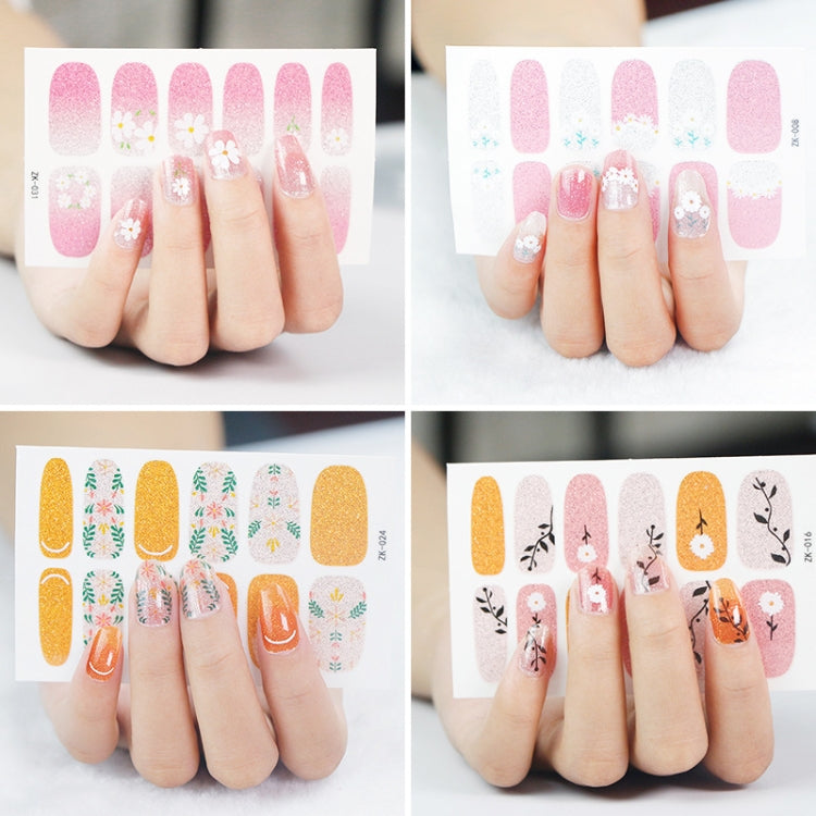 10 PCS 3D Hot Stamping Waterproof Nail Art Sticker(Z/A089) - Nail Stickers by PMC Jewellery | Online Shopping South Africa | PMC Jewellery | Buy Now Pay Later Mobicred