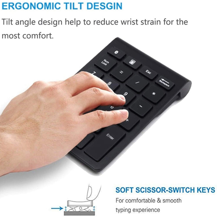 BT304 22 Keys Laptop Mini Wireless Keyboard, Spec: 2.4G (Black) - free shipping - PMC Jewellery - Order now!