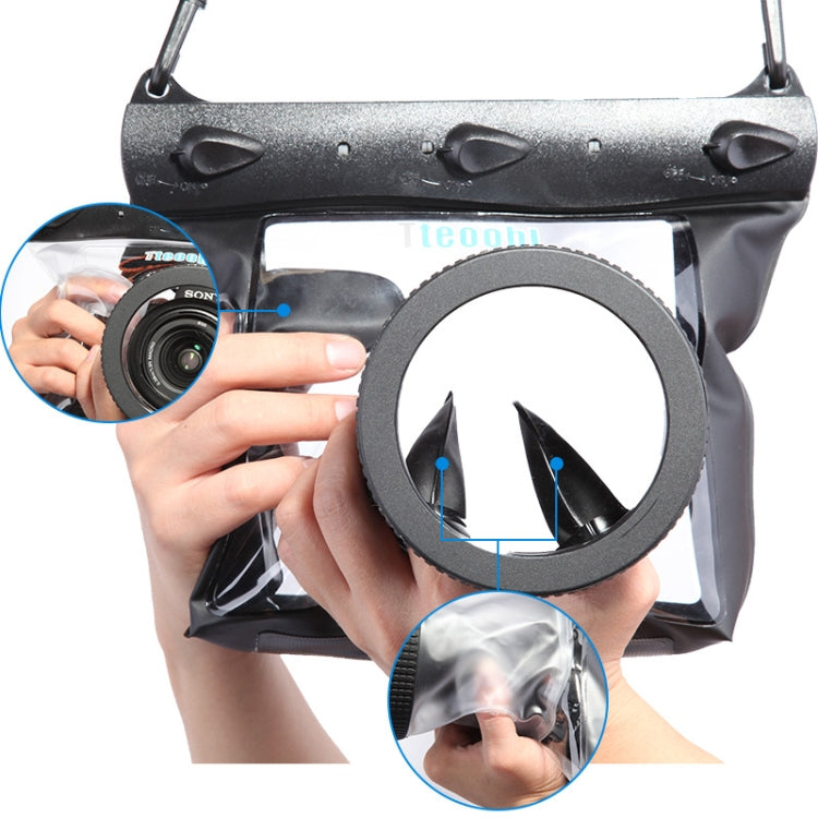 Tteoobl  20m Underwater Diving Camera Housing Case Pouch  Camera Waterproof Dry Bag, Size: M(Blue) - Diving Accessories by Tteoobl | Online Shopping South Africa | PMC TechLife | Buy Now Pay Later Mobicred