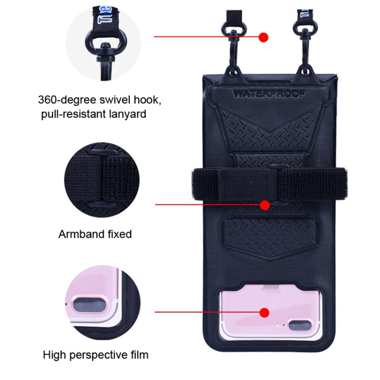 Tteoobl  30m Underwater Mobile Phone Waterproof Bag, Size: Large(Blue) - free shipping - PMC Jewellery - Order now!