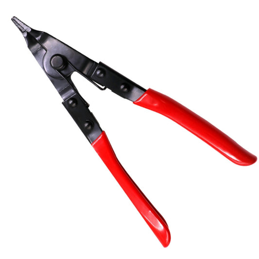 Reinforced Flat Circlip Pliers Flat-mouth Snap Ring Pliers(Red) - Pliers by PMC Jewellery | Online Shopping South Africa | PMC Jewellery